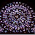 Franciaország, Párizs - Notre Dame rózsaablaka
