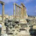 Jerash római romjai Jordánia