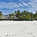 Maldív szigetek, Meeru, pálmák, tengerpart, hajó, fehér homok