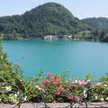 Szlovénia,Bledi tó,kilátás a szigetről
