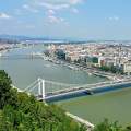 Budapesti kilátások a Gellért-hegyről