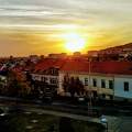 Szerdai naplemente Pécsről