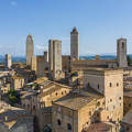 Olaszország - San Gimignano a magasból...