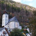 Hallstatt, Pfarrkirche Mariä Himmelfahrt (Maria am Berg), Salzkammergut, Ausztria