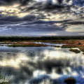 Reflexo do ceu no Rio Tejo