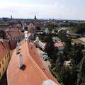 Győr, kilátás a Püspökvár tornyából