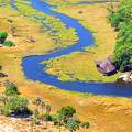Botswana, Moremi Crossing, légifelvétel