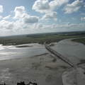 Normandia - kilátás a Mont St. Michel apátságból