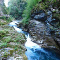 A Vintgar-szurdok a Radovna folyóval - Szlovénia legmagasabb folyami zuhataga.