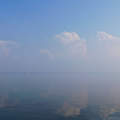 felhő, balaton, tükröződés