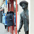 James Joyce első magyarországi köztéri szobra. - Szombathely