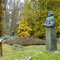 I. András szobra a Ciszterci Apátság Arborétumban - Zirc