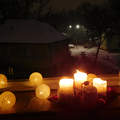 Balatonfűzfő- éjszakai kép,  
Advent harmadik vasárnapja, az örömvasárnap.