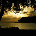Horvátország, Umag, Adriai tenger, naplemente