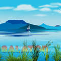 balaton, grafika
