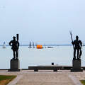 balaton, balatonfüred, magyarország, szobor, tó