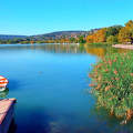 Balatonalmádi, csónak, Balaton, nádas
