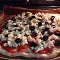 Extra mozzarellás pizza