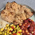 Grill csirkemell és csirkecomb