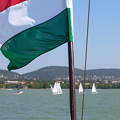 Balaton, vitorlások, zászló