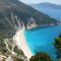 Myrtos-öböl, Kefalónia, az Ion-tenger legnagyobb szigete
