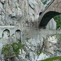 Az Ördög hídja Andermatt közelében, Svájc