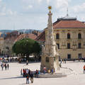 Pécs: Széchenyi tér - Szentháromság szobor  /Fotó: Rébék Nagy Tibor készítette