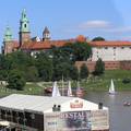 Wawel látképe, Krakkó és a Visztula folyó